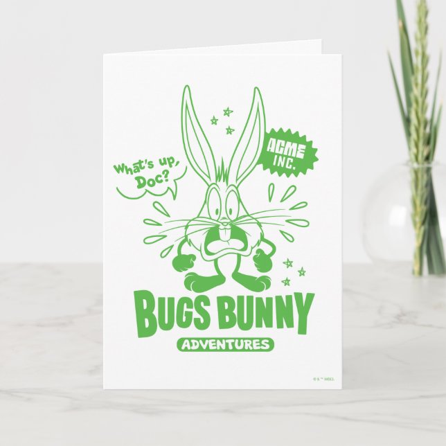 Tasty Retro BUGS BUNNY™ Card (Front)