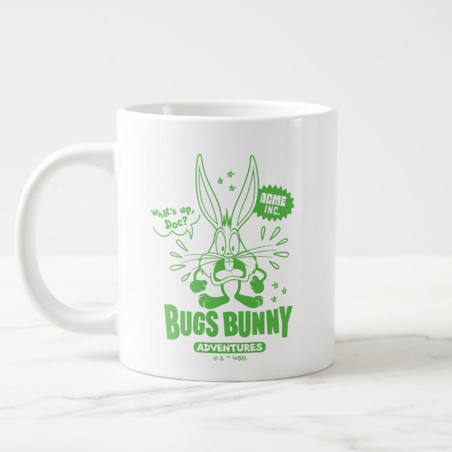 Tasty Retro BUGS BUNNY™ Large Coffee Mug (Left)