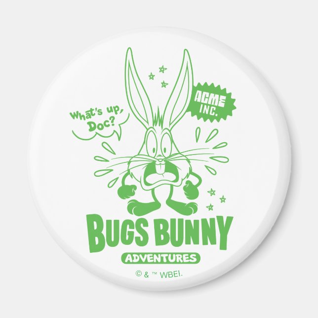 Tasty Retro BUGS BUNNY™ Magnet (Front)