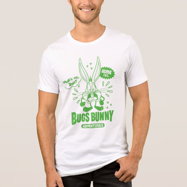Tasty Retro BUGS BUNNY™ Tri-Blend Shirt (Front)