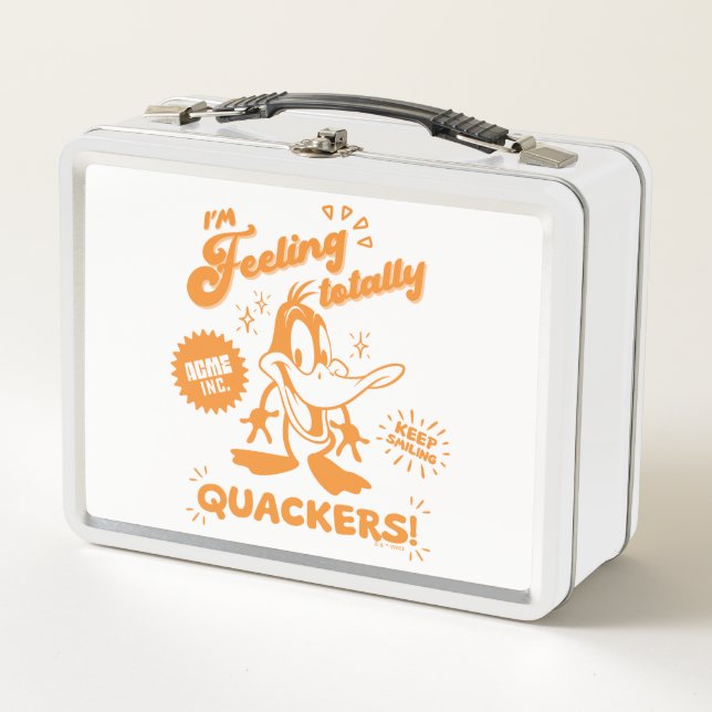 Tasty Retro DAFFY DUCK™ Metal Lunch Box (Front)