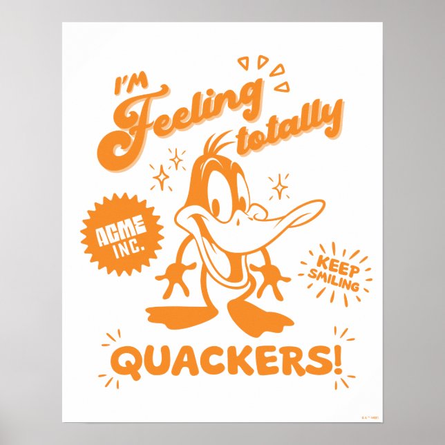 Tasty Retro DAFFY DUCK™ Poster (Front)