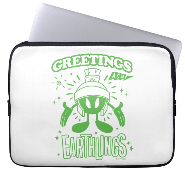 Tasty Retro MARVIN THE MARTIAN™ Laptop Sleeve (Front)