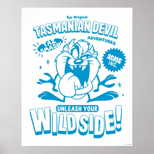 Tasty Retro TAZ™ Poster (Front)