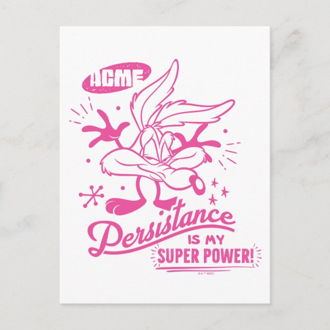 Tasty Retro WILE E. COYOTE™ Postcard (Front)