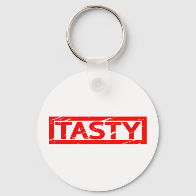 Tasty Stamp Key Ring (Front)
