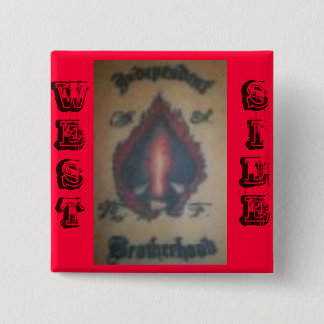 tat18, WEST, SIDE 15 Cm Square Badge