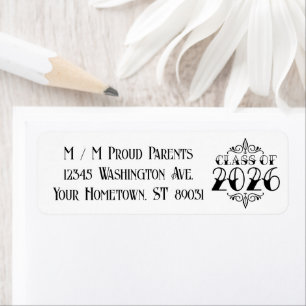 Tat Class of 2026 Graduation Return Address Label