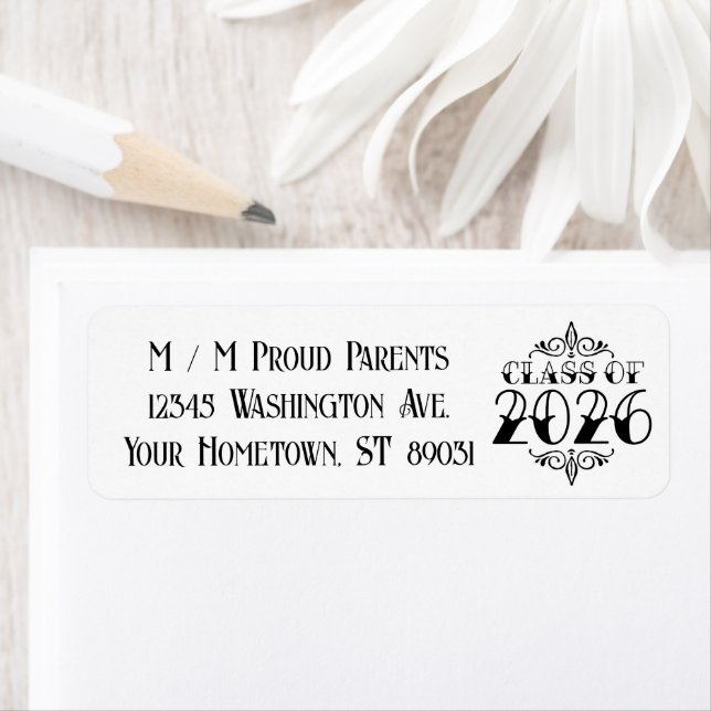 Tat Class of 2026 Graduation  Return Address Label (Insitu)