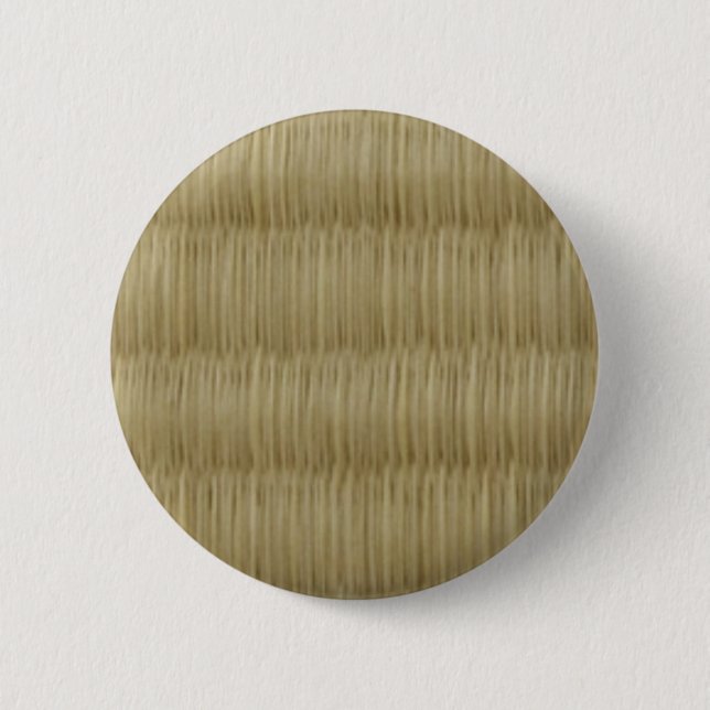 Tatami Mat 畳 2 6 Cm Round Badge (Front)