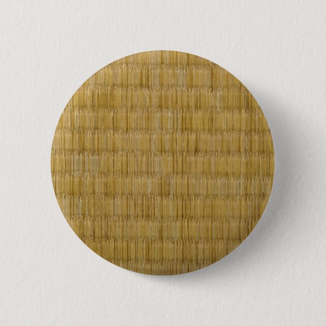 Tatami Mat 畳 6 Cm Round Badge (Front)