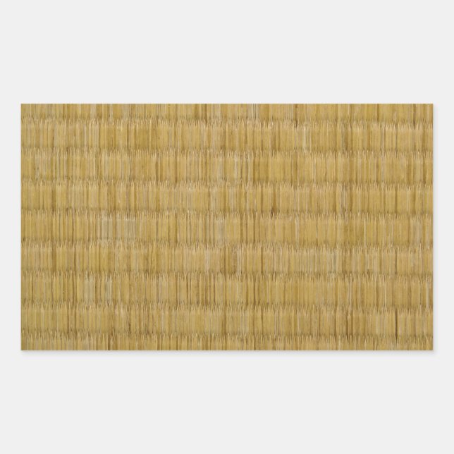 Tatami Mat 畳 Rectangular Sticker (Front)