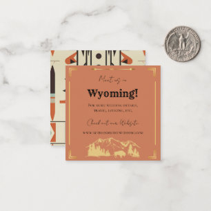 Tatanka BisonYellowstone Ranch Wedding Detail Card