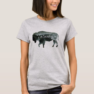 Tatanka Buffalo Bison Nature Scenery T-Shirt