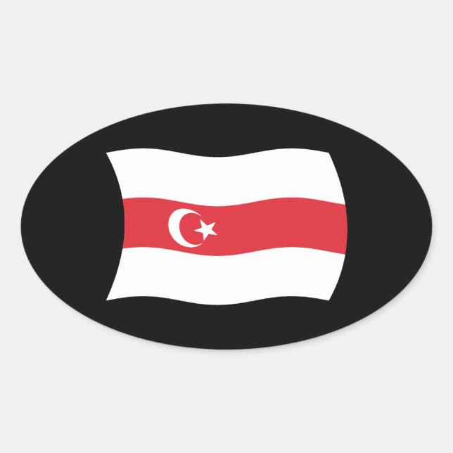 Tatars of Belarus Flag Sticker (Front)