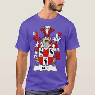 Tate Coat of Arms Family Crest  T-Shirt