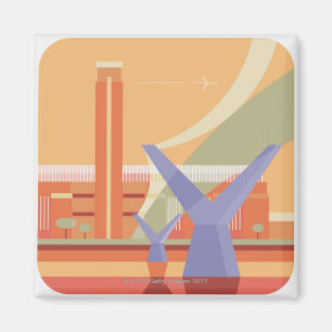 Tate Gallery and Millennium Bridge Magnet