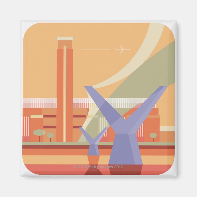 Tate Gallery and Millennium Bridge Magnet (Front)