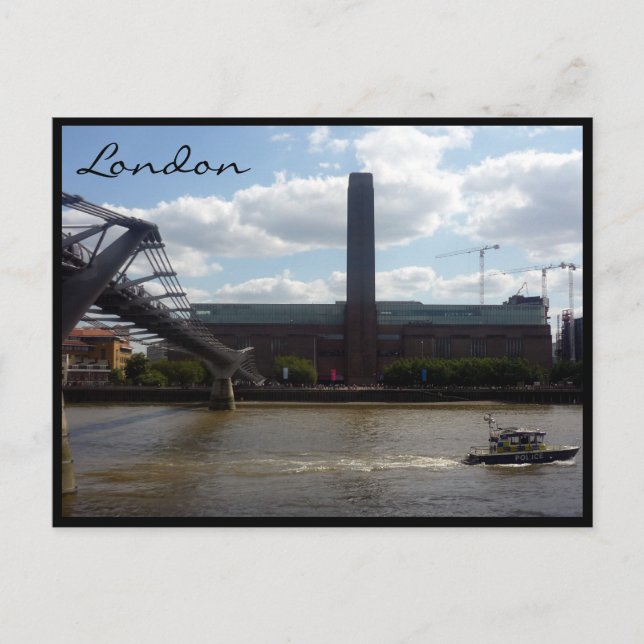tate modern silhouette postcard (Front)