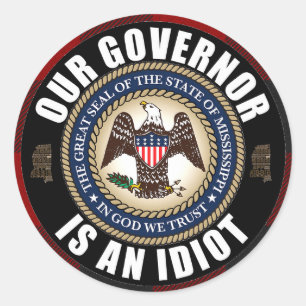 Tate Reeves is an idiot Classic Round Sticker