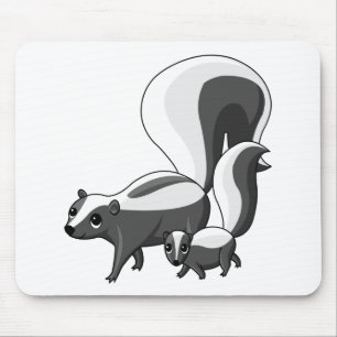 Tater and Tot the Skunks Mouse Pad