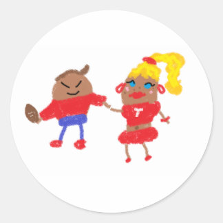 Tater Swift and Travis Kale Spudball  Classic Round Sticker