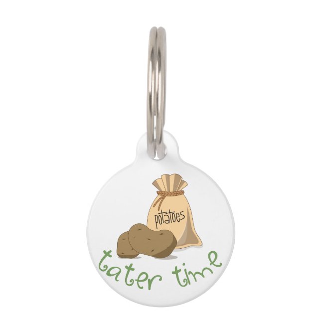 Tater Time Pet Tag (Front)