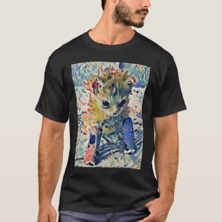 Tater Tot Cat painting Matisse-inspired  T-Shirt