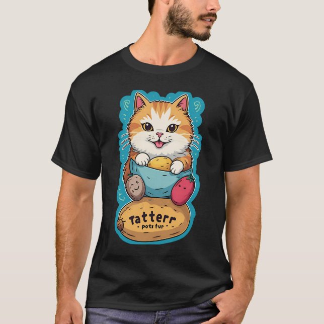 Tater Tot Cattitude  T-Shirt (Front)