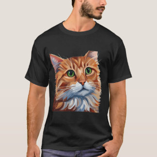 Tater Tot Orange Cat - Soft Painted  T-Shirt