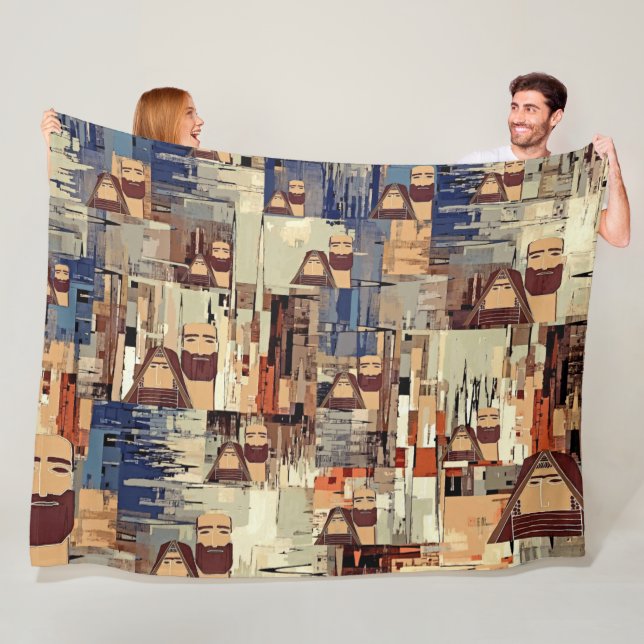 "tatik-papik" տատիկ-պապիկ  Fleece Blanket (In Situ)