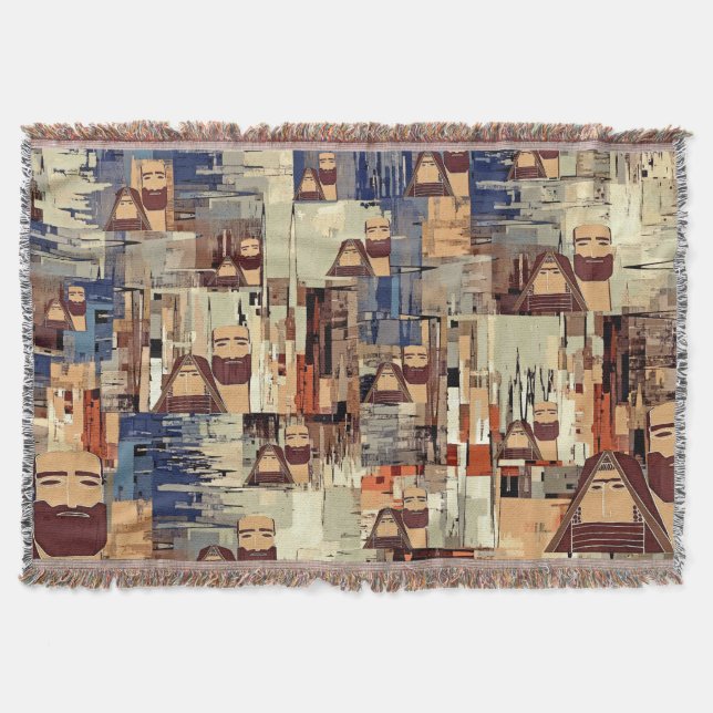 "tatik-papik" տատիկ-պապիկ  throw blanket (Front)