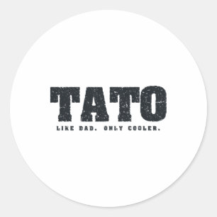 Tato Ukrainian Father Classic Round Sticker