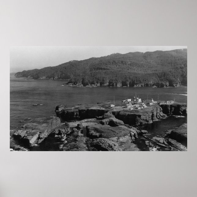 Tatoosh Island and Cape Flattery, Washington Poster (Front)