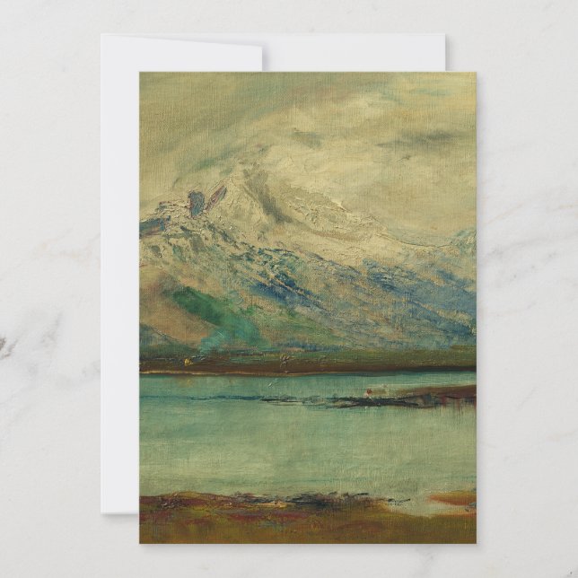 Tatra Mountain Landscape by Ladislav Mednyanszky Invitation (Front)