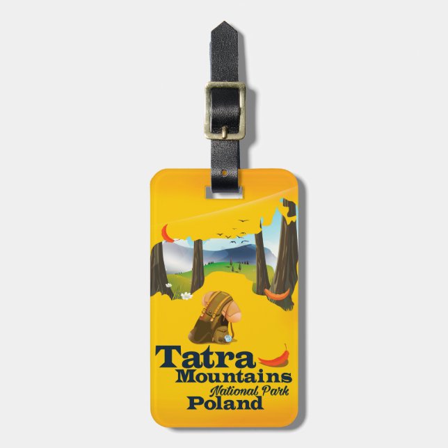 Tatra Mountains National Park, Poland Luggage Tag (Front Vertical)