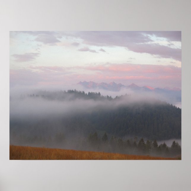 Tatras and fog poster (Front)