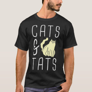 Tats And Cats Tshirt Tattoo Artist