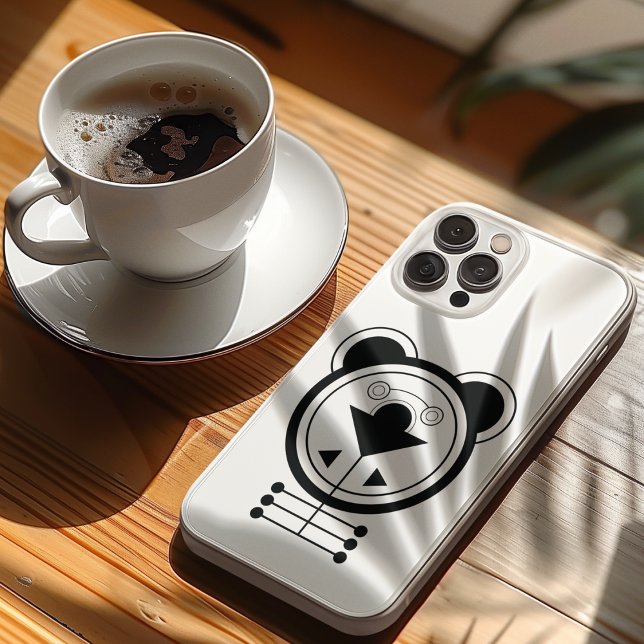 Tatsu Dragon Geometric Zodiac iPhone Case (Protect your phone in style with the fierce Tatsu Dragon zodiac case.
)