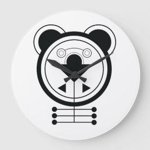 Tatsu Dragon Geometric Zodiac Large Clock