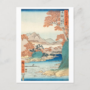 Tatsuta Mountain by Hiroshige Postcard