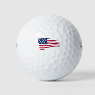 Tattered American Flag Golf Balls