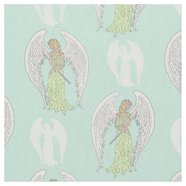 Tattered Angel Fabric (Close Up)