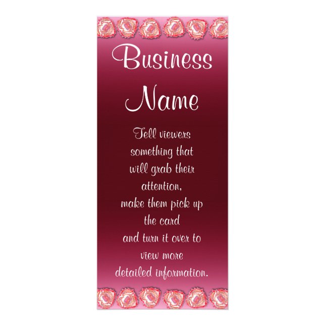 Tattered Heart Border Rack Card (Front)