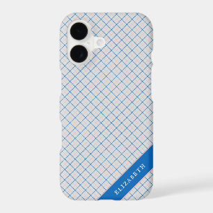 Tattersall Pattern Pink Cerulean Check