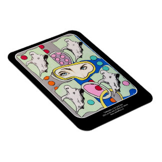 ‘Tattletales in the Spirit Box’ Painting on a Magnet