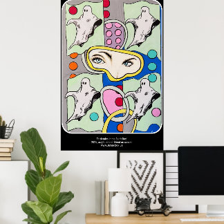 ‘Tattletales in the Spirit Box’ Painting on a Poster