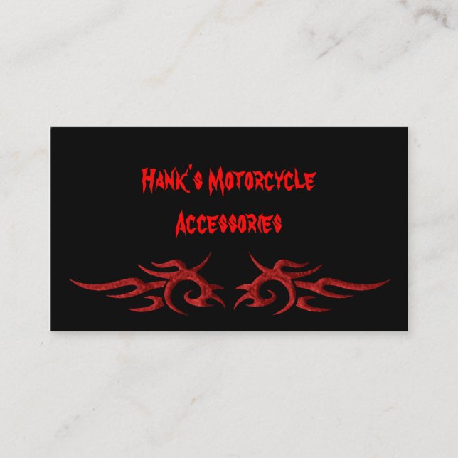 Tatto Artist Business Card (Front)