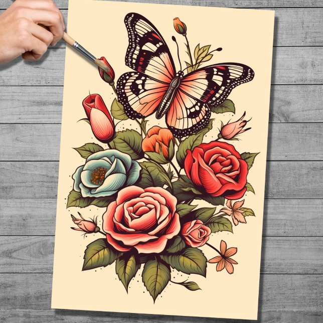 Tattoo 5 Decoupage Paper (Creator Uploaded)