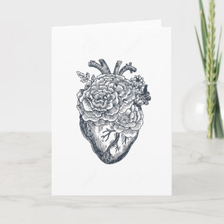 Tattoo Anatomical Heart Card